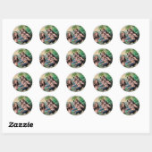 Zeemeermin Antiek Magic Nautische Oceaan Ronde Sticker (Vel)