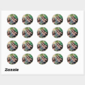 Zeemeermin Antiek Magic Nautische Oceaan Ronde Sticker (Vel)