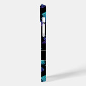 Zeemeermin aqua blauwe ombre Glitters patroon Mono Case-Mate iPhone Case (Achterkant / Links)