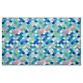 Zeemeermin, Aqua, Shell Roze, en Kobalt Stof (Fat Quarter)