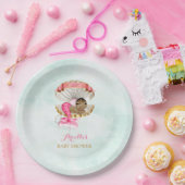 Zeemeermin Baby Clam Shell Tiara Afrikaans Amerika Papieren Bordje (Feest)