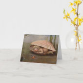 zeemeermin Baby Note Kaart (Gele Bloem)