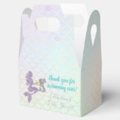 Zeemeermin Baby shower Favor Box Bedankdoosjes (Geopend)