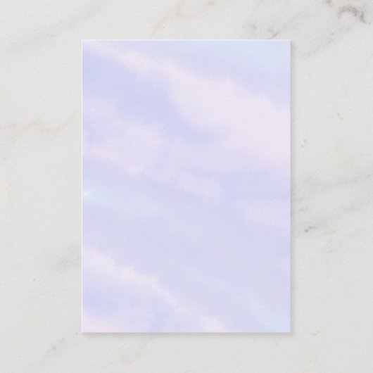 Zeemeermin baby shower Hoe groot is mama's buik Informatiekaartje (Achterkant)