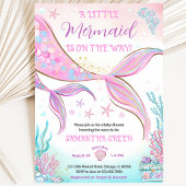 Zeemeermin Baby Shower Kaart