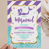 Zeemeermin Baby Shower Kaart