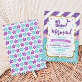Zeemeermin Baby Shower Kaart