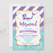 Zeemeermin Baby Shower Kaart (Voorkant)