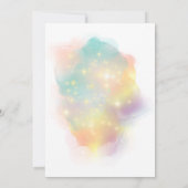 Zeemeermin Baby shower Meisje Onder het Zee Kaart (Achterkant)