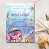 Zeemeermin Baby shower Onder het Zee Baby shower M Kaart