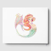 Zeemeermin Baby shower. Onder het Zee. Gastboek Gastenboek (Achterkant)