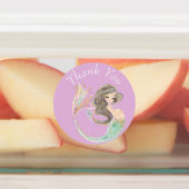 Zeemeermin Baby shower. Onder het Zee. Glitter Lab Labels (Aangebracht)