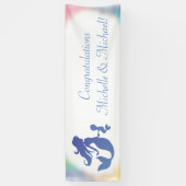 Zeemeermin Baby shower Onder het Zee Spandoek (Verticaal)