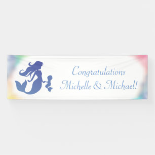 Zeemeermin Baby shower Onder het Zee Spandoek
