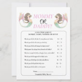 Zeemeermin baby shower onder zee mama papa kaart (Voorkant)