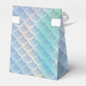Zeemeermin Baby shower onder Zee pasta Bedankdoosjes (Achterkant)