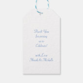 Zeemeermin Baby shower onder Zee pasta Cadeaulabel (Achterkant)