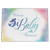 Zeemeermin Baby shower onder Zee pasta Groot Cadeauzakje (Voorkant)