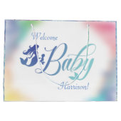 Zeemeermin Baby shower onder Zee pasta Groot Cadeauzakje (Achterkant)