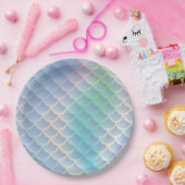 Zeemeermin Baby shower onder Zee pasta Papieren Bordje (Feest)