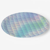 Zeemeermin Baby shower onder Zee pasta Papieren Bordje (Gekanteld)