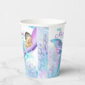 Zeemeermin Baby shower papieren bekers (Rechts)