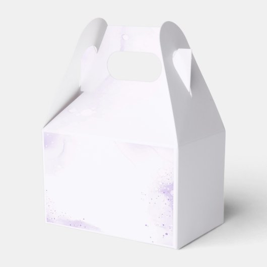 Zeemeermin Baby shower Party Een lieve kleine zeem Bedankdoosjes (Achterkant)