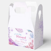 Zeemeermin Baby shower Party Een lieve kleine zeem Bedankdoosjes (Geopend)