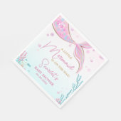 Zeemeermin Baby Shower Servet (Hoek)
