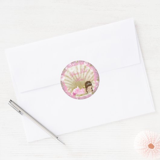 Zeemeermin Baby shower Stickers (Envelop)