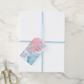 Zeemeermin Baby Shower Uitnodiging Cadeaulabel (Met Touw)