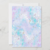 Zeemeermin Baby Shower via de post Kaart (Achterkant)