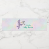 Zeemeermin Baby shower Waterfles Wrappers Etiket (Enkel label)