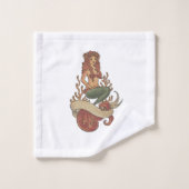 zeemeermin bad handdoek (Wasdoekje)