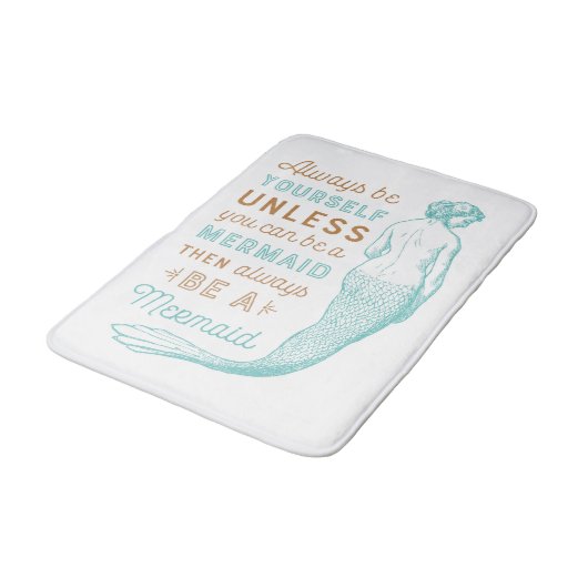  zeemeermin badmat (Gekanteld)