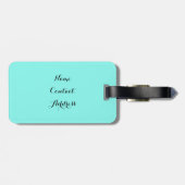 Zeemeermin Bagagelabel (Achterkant horizontaal)