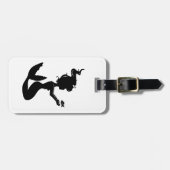 Zeemeermin Bagagelabel (Voorkant horizontaal)