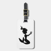 Zeemeermin Bagagelabel (Voorkant verticaal)