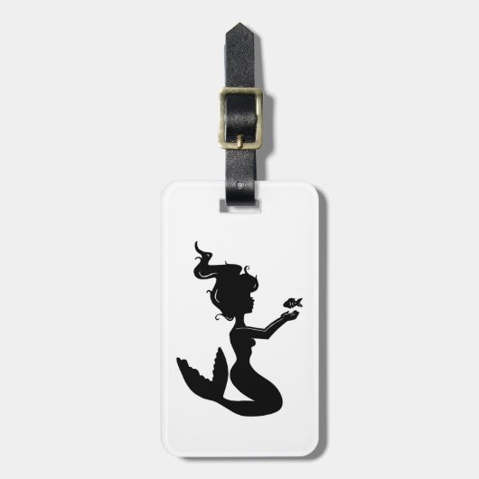 Zeemeermin Bagagelabel (Voorkant verticaal)