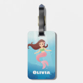  Zeemeermin, Bagagelabel (Achterkant verticaal)