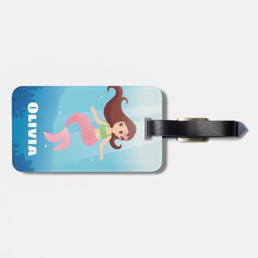 Zeemeermin, Bagagelabel (Achterkant horizontaal)