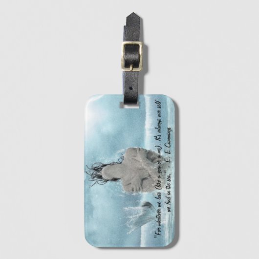 Zeemeermin Bagagelabels (Voorkant (verticaal))