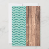 Zeemeermin & Baseball Joint Boy Girl Verjaardag Ui Kaart (Achterkant)