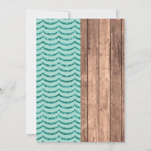 Zeemeermin & Baseball Joint Boy Girl Verjaardag Ui Kaart (Achterkant)