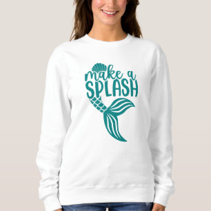 Zeemeermin Beach Maak een splash Trui