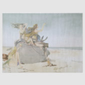 Zeemeermin Beach Starfish Ocean Decoupage Tissuepapier (Voorkant)