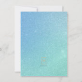 Zeemeermin bedankkaart | Onder de zee (Achterkant)