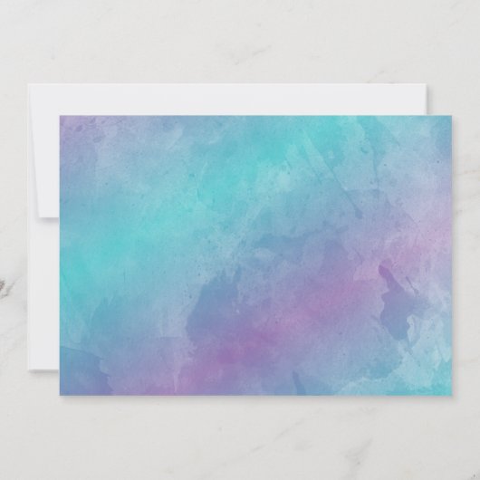 Zeemeermin bedankpas - onder het Zee Dank u Kaart (Achterkant)