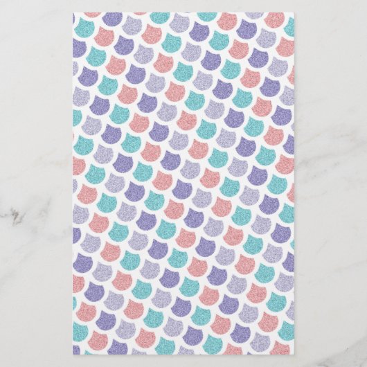 zeemeermin bekleed brief schrijven papier meisje b (Achterkant)