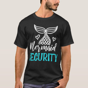 Zeemeermin Beveiliging Professioneel Zwemmer Zwemm T-shirt